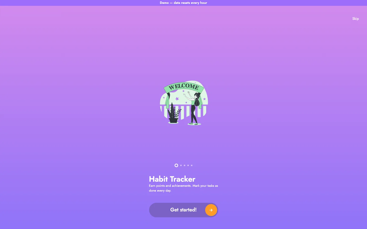 Habit tracker on the platform model